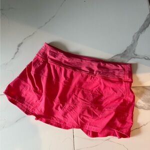 Women's Pink Tennis Skirt